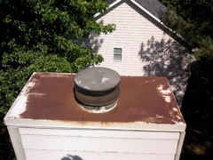 Woodstock's Best Gutter Cleaners' Certainteed Certified roofers can install or replace your custom chimney pan.
